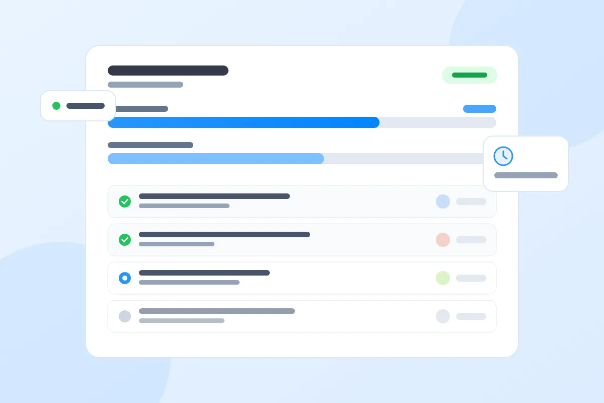 real-time client project progress portal built by XSingularity
