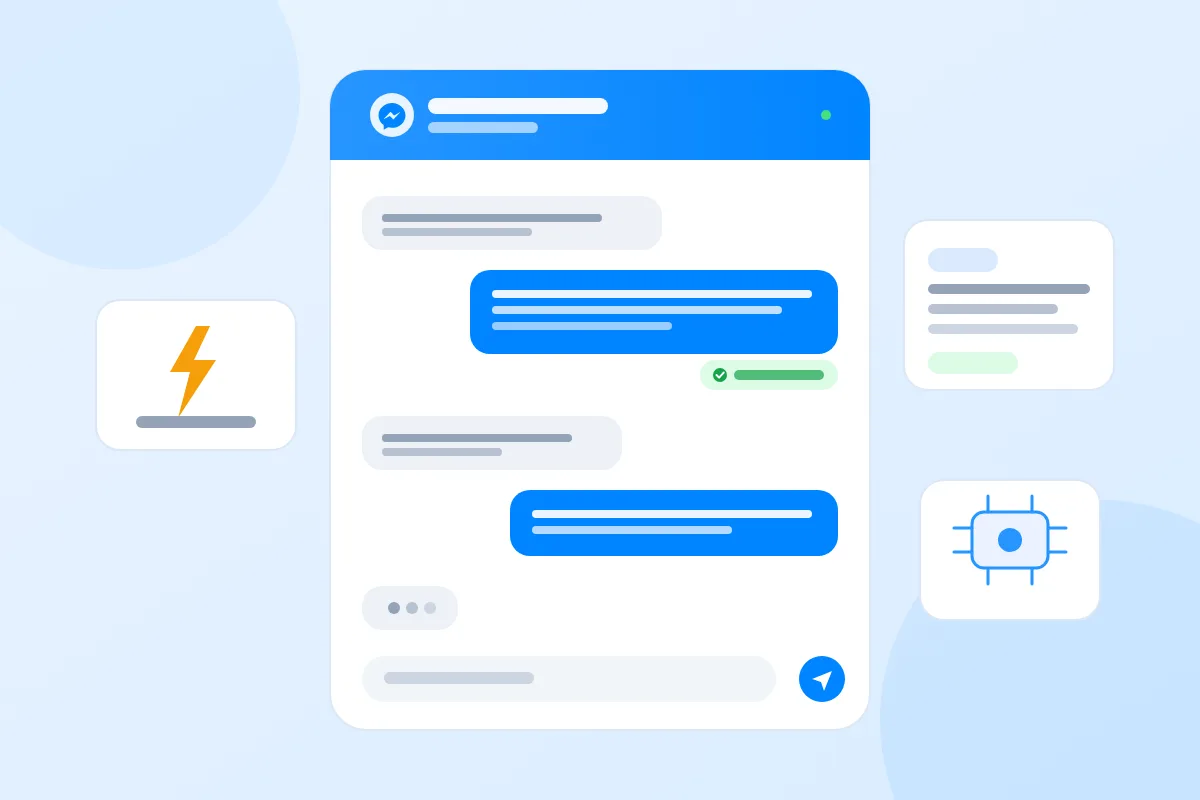 AI customer service bot for Facebook Messenger that answers from a controlled knowledge base, built by XSingularity